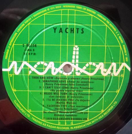 Yachts -Yachts Lp 1979