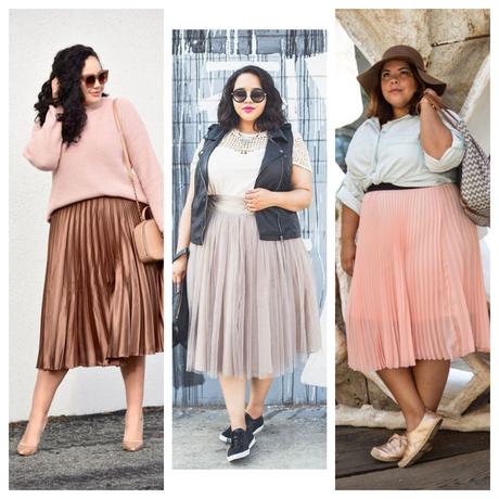 Look Con Faldas Plisadas