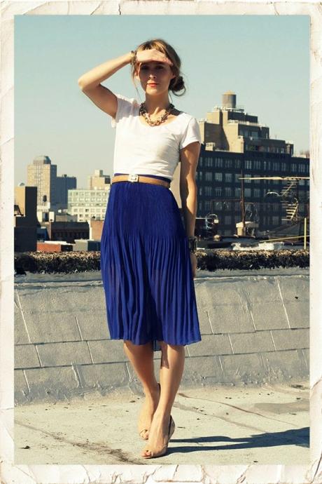 Look Con Faldas Plisadas