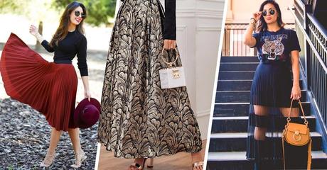 Look Con Faldas Plisadas