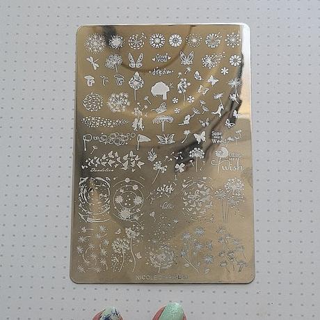 placa estampación dientes de león