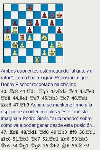 La victoria de la WFM Adhara Rodríguez sobre el MI Pedro Ginés en el Campeonato de España Sub-16 2020