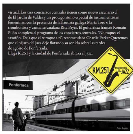 El festival ‘KM.251 Ponferrada es Jazz’ llega a la su quinta edición