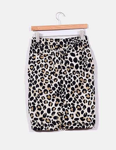 Falda Print Leopardo
