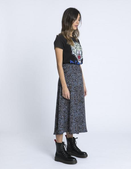 Falda Print Leopardo