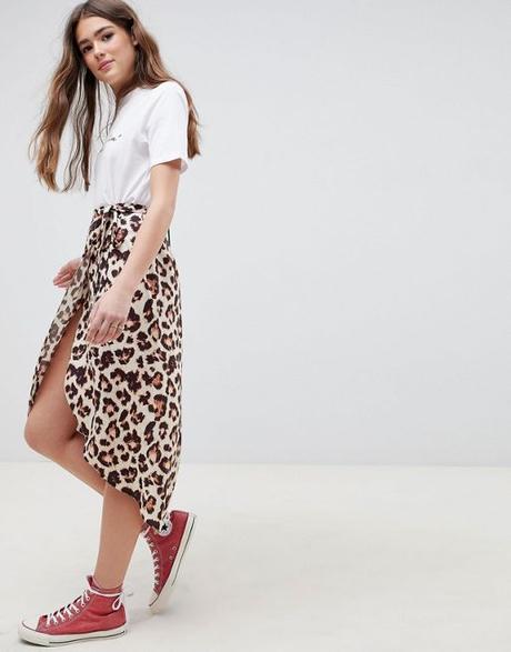 Falda Print Leopardo