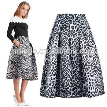 Falda Print Leopardo