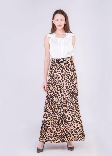 Falda Print Leopardo