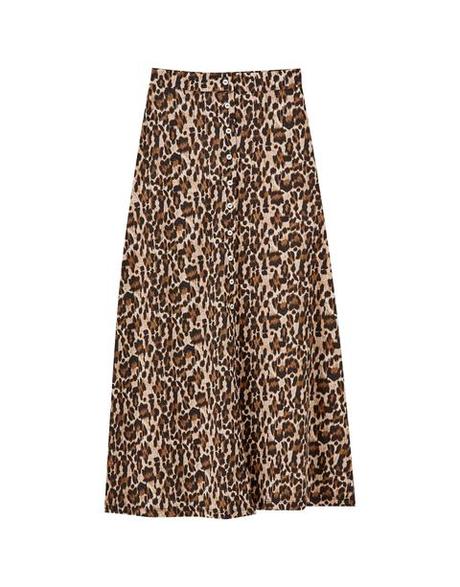 Falda Print Leopardo