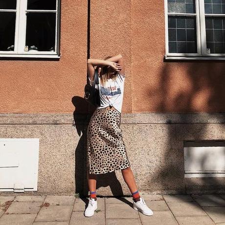 Falda Print Leopardo