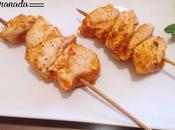 Brocheta pollo barbacoa