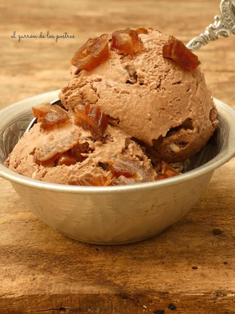 Helado de Chocolate y Dátiles