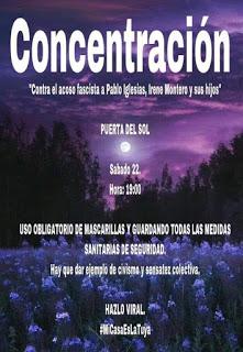 Los fascistas atacan a la familia Pablo Iglesias e Irene Montero, acosándolos.