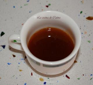 Vichyssoise con salteado de gambas