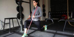 zancadas con bandas de resistencia