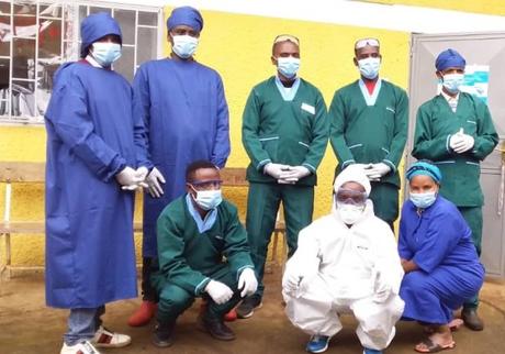 Se inician las PCR a COVID19 en el Hospital de Gambo de Etiopía