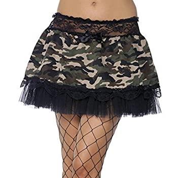 Falda Disfraz De Militar Mujer