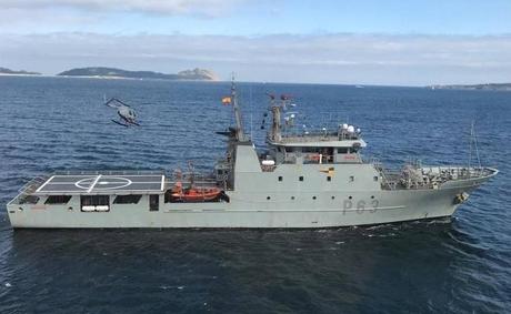 El patrullero de la Armada ‘Arnomendi’ recala en Santander