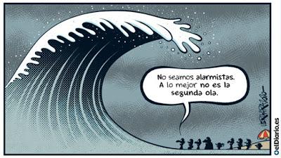 “Conspiranoides”, contra las mascarillas obligatorias. Y el rey emérito, anfitrión de MBZ, uno de los hombres más poderosos del mundo árabe.