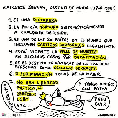 “Conspiranoides”, contra las mascarillas obligatorias. Y el rey emérito, anfitrión de MBZ, uno de los hombres más poderosos del mundo árabe.