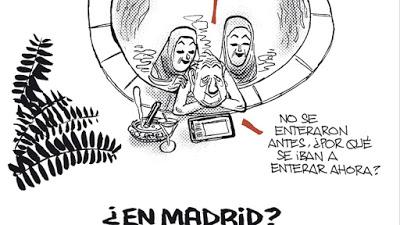 “Conspiranoides”, contra las mascarillas obligatorias. Y el rey emérito, anfitrión de MBZ, uno de los hombres más poderosos del mundo árabe.