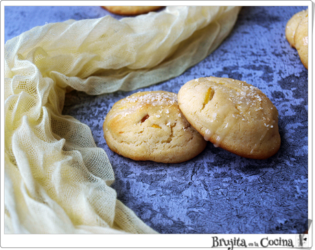 Galletas lemon pie y jengibre confitado