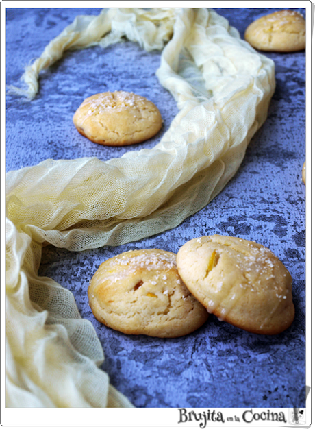 Galletas lemon pie y jengibre confitado