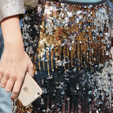 Falda De Lentejuelas De Colores