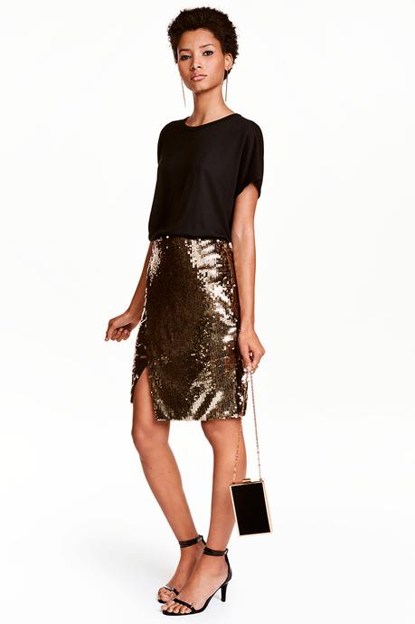 Falda De Lentejuelas De Colores