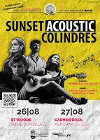 Cartel Sunset Acoustic Colindres 2020