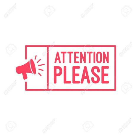 Atención, por favor