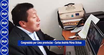 CONGRESISTA CARLOS PÉREZ OCHOA ANUNCIA VISITA A CAÑETE...