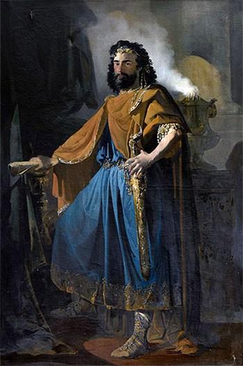 Pintura del Rey visigodo Eurico