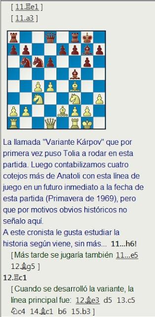 La cuarta partida de Kárpov contra Vaganian en el mini-match de Leningrado 1969