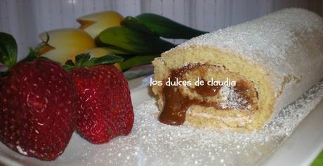 los dulces de claudia pionono de dulce de leche