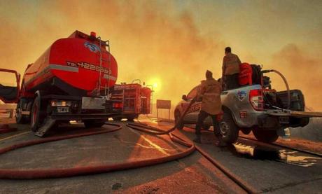Se emitiran partes diarios sobre los incendios en las provincias