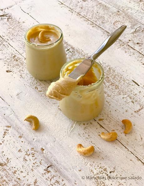 Mantequilla de anacardos