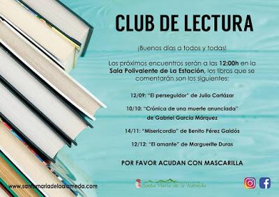 Cuatro lecturas para el Club de Lectura de Santa María de la Alameda