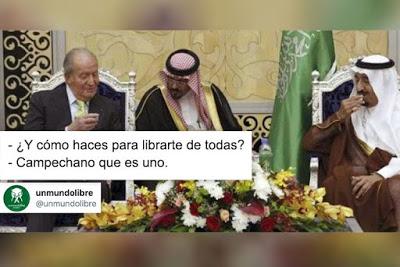 Juan Carlos, de vuelta a España.