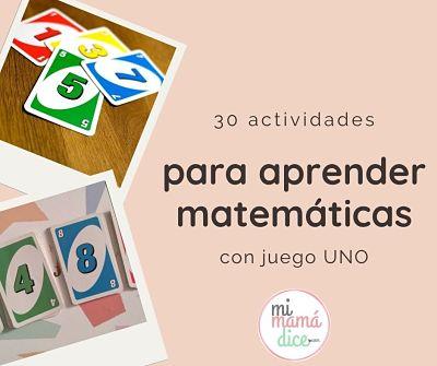 30 actividades para aprender matemáticas con juego UNO 30 actividades para aprender matemáticas con juego UNO