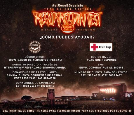 PROGRAMACIÓN DEL RESURRECTION FEST ONLINE Y HORARIOS