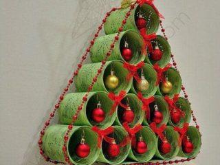 10 Ideas Espectaculares de arboles navideños hecho de botellas y tubos 10 Ideas Espectaculares de arboles navideños hecho de botellas y tubos