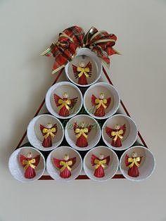 10 Ideas Espectaculares de arboles navideños hecho de botellas y tubos 10 Ideas Espectaculares de arboles navideños hecho de botellas y tubos