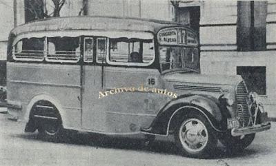 Colectivos y ómnibus de la marca Ford de 1939