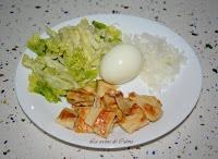 Montadito de ensalada de pollo