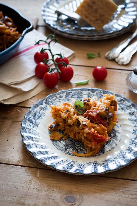 PASTA ALLA NORMA GRATINADA PASTA ALLA NORMA GRATINADA