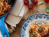 Pasta alla norma gratinada