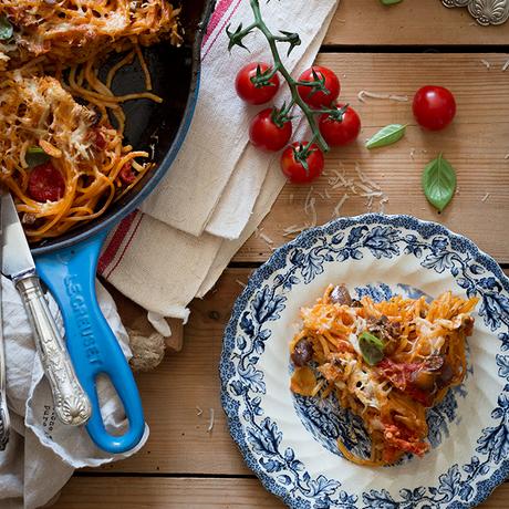 PASTA ALLA NORMA GRATINADA PASTA ALLA NORMA GRATINADA