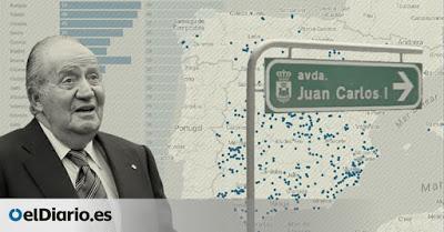 El emérito, expuesto a quedarse sin bustos, sin calles, sin parques y sin medallas de oro.