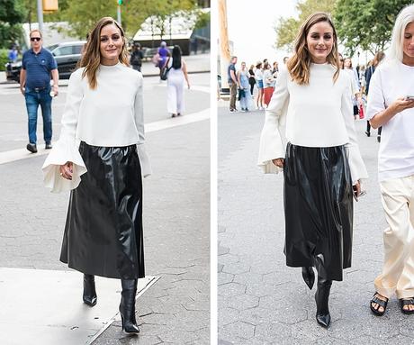 Look Falda Polipiel Verde